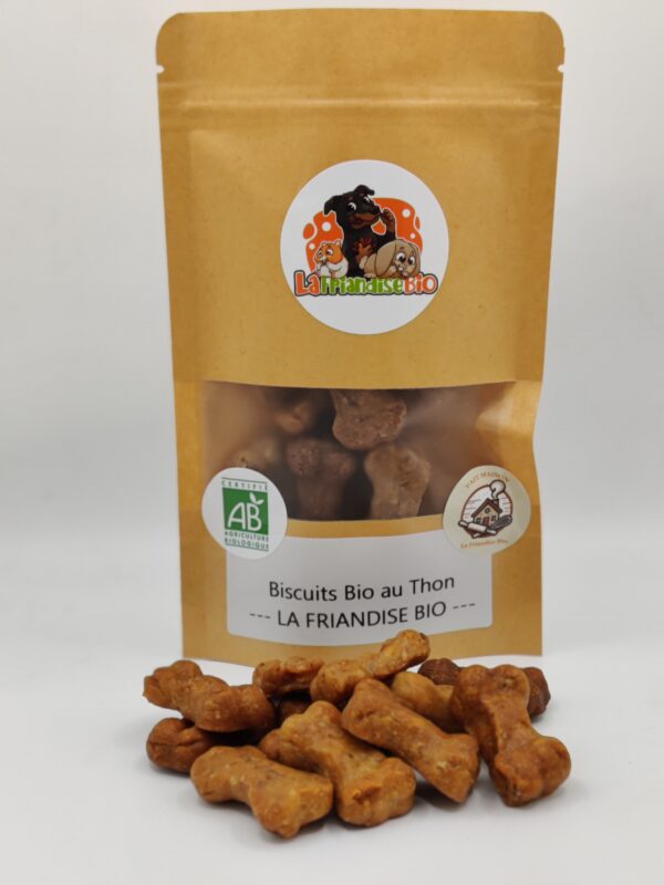 Biscuits Bio au Thon pour Chien