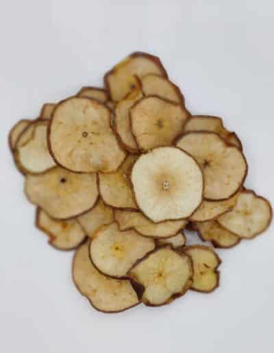 Chips de poires déshydratées pour lapins