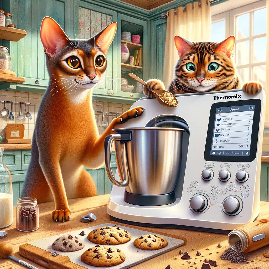 Biscuits pour chat fait-maison avec Thermomix