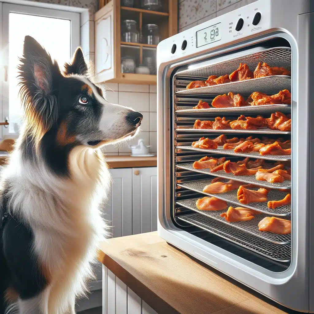 comment faire du poulet séché pour chien