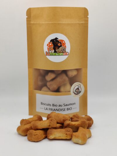 Biscuits Bio au Saumon pour Chien