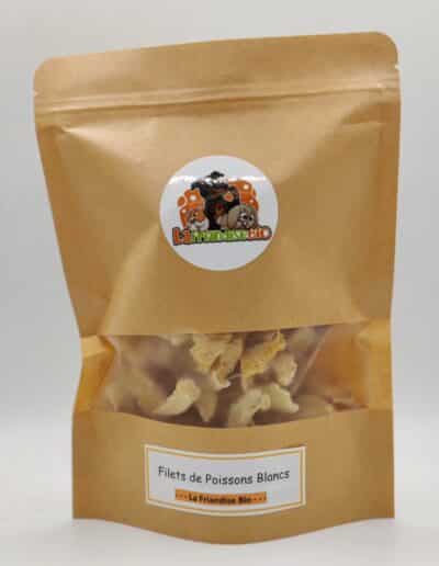 Filets de Poisson blanc déshydratés pour Chiens et Chats