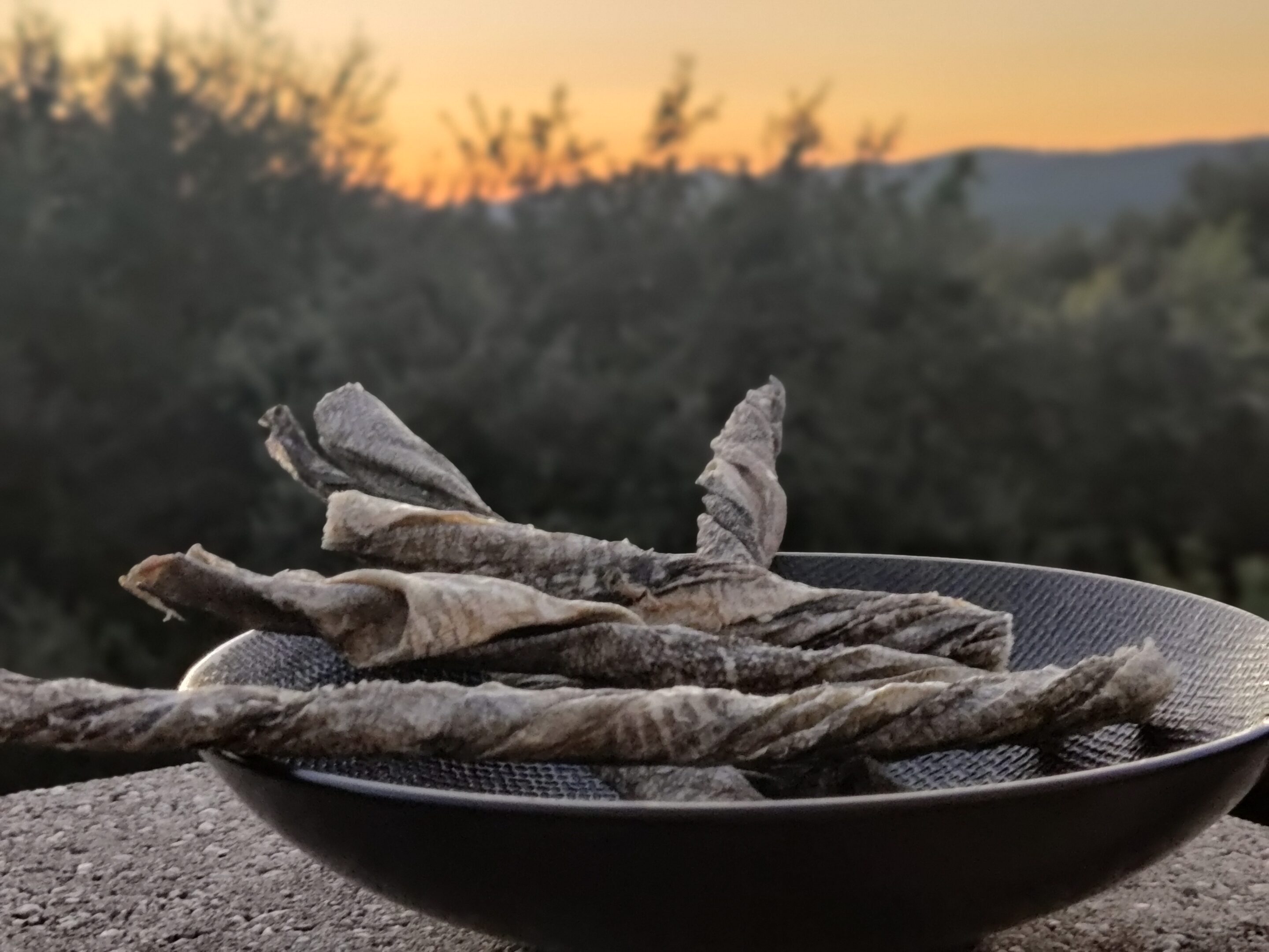 Friandises naturelles Batonnets de Peau Cabillaud pour Chiens