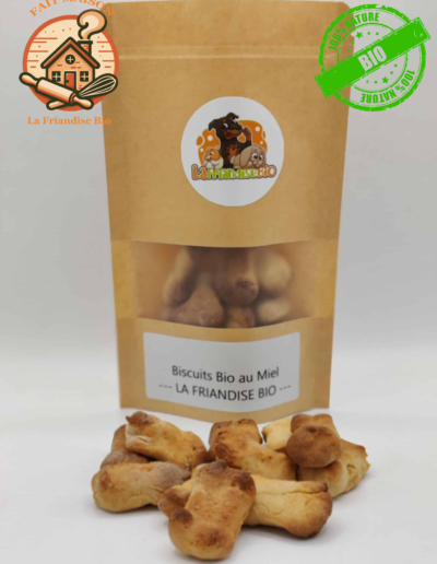 Biscuits Bio au Miel pour Chien